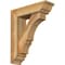Ekena Millwork Balboa Traditional Rough Sawn Bracket w/ Offset Brace, Western Red Cedar, 6"W x 20"D x 24"H BKT0604X20X24BOA01RWR - alternate 1